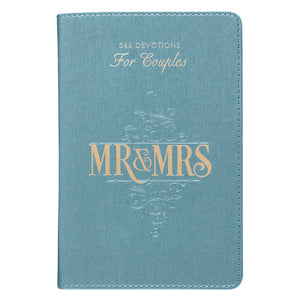 Mr & Mrs 366 Devotions for Couples LuxLeather Softcover Book